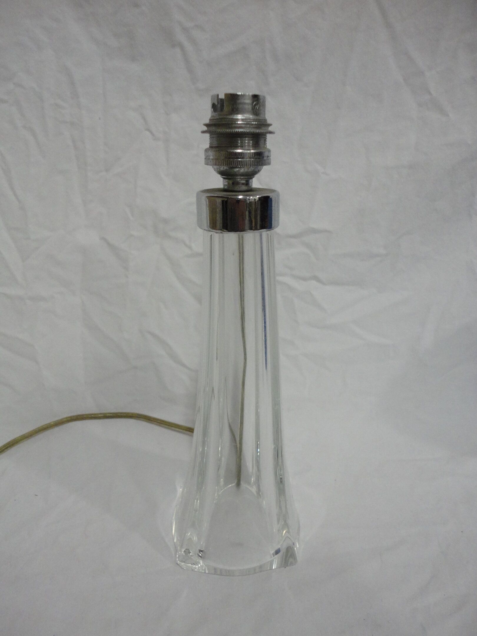 Lampe en verre vintage