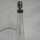 Lampe en verre vintage