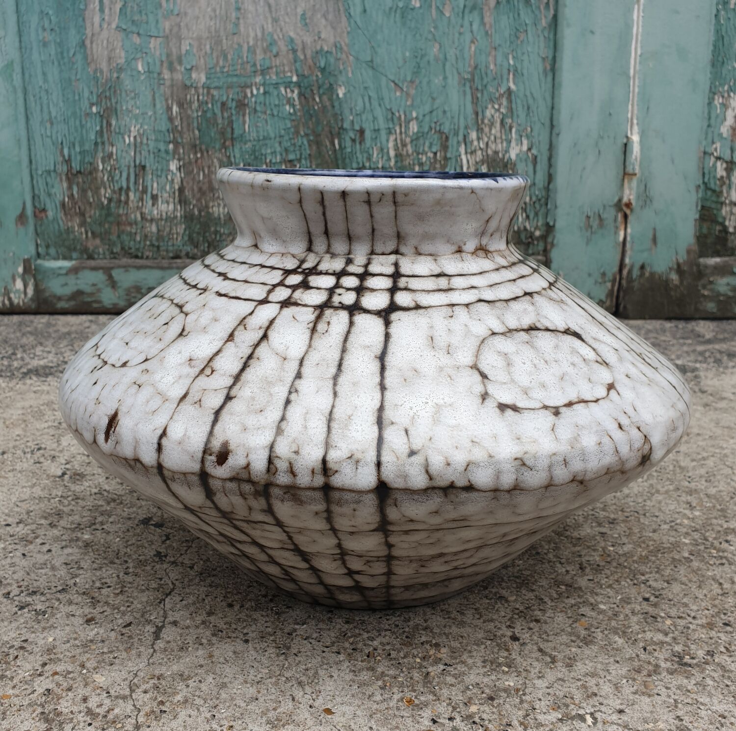 Large modernist bowl vase 1950s 1960s