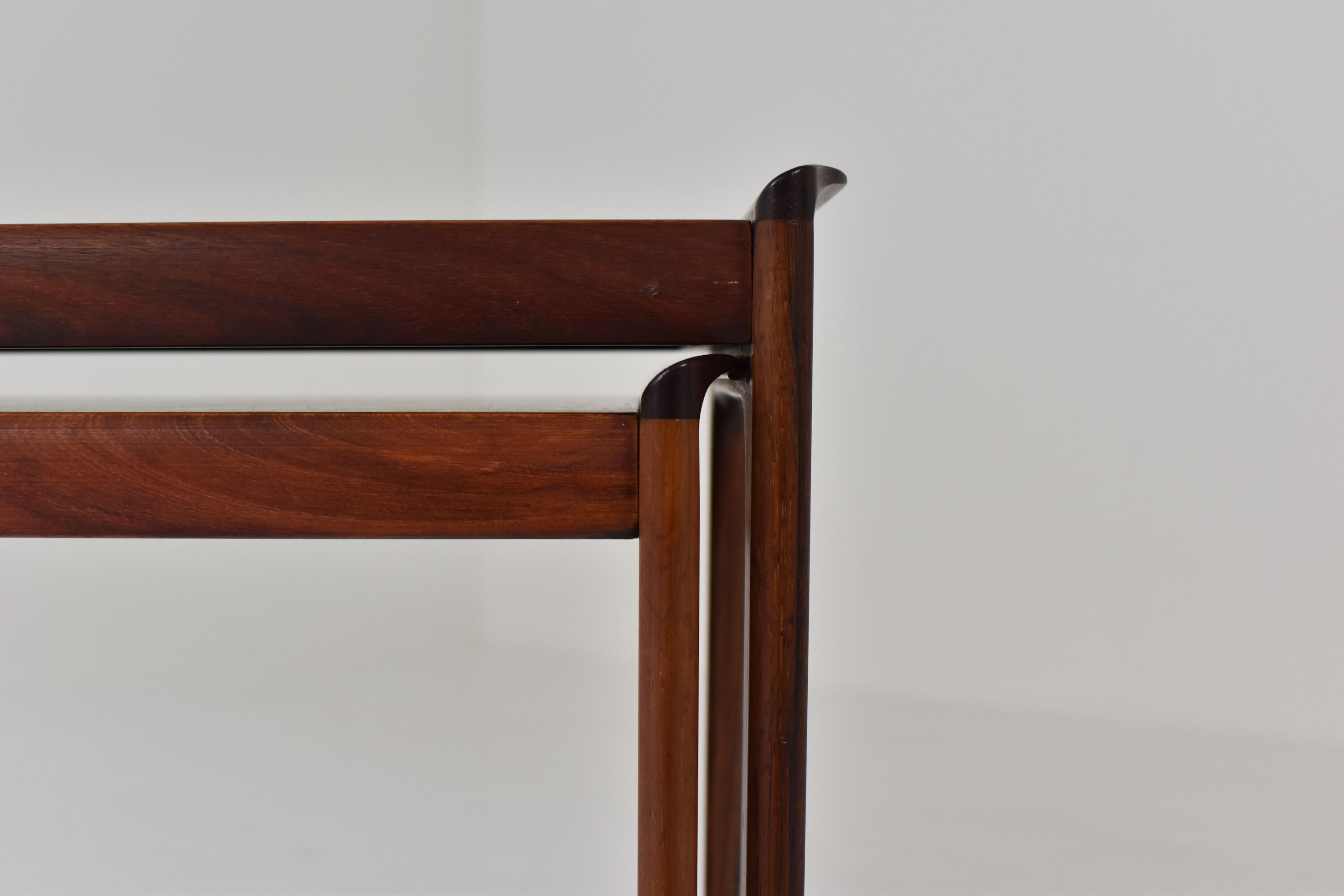Set of two rosewood nesting tabes from Denmark, 1950’s