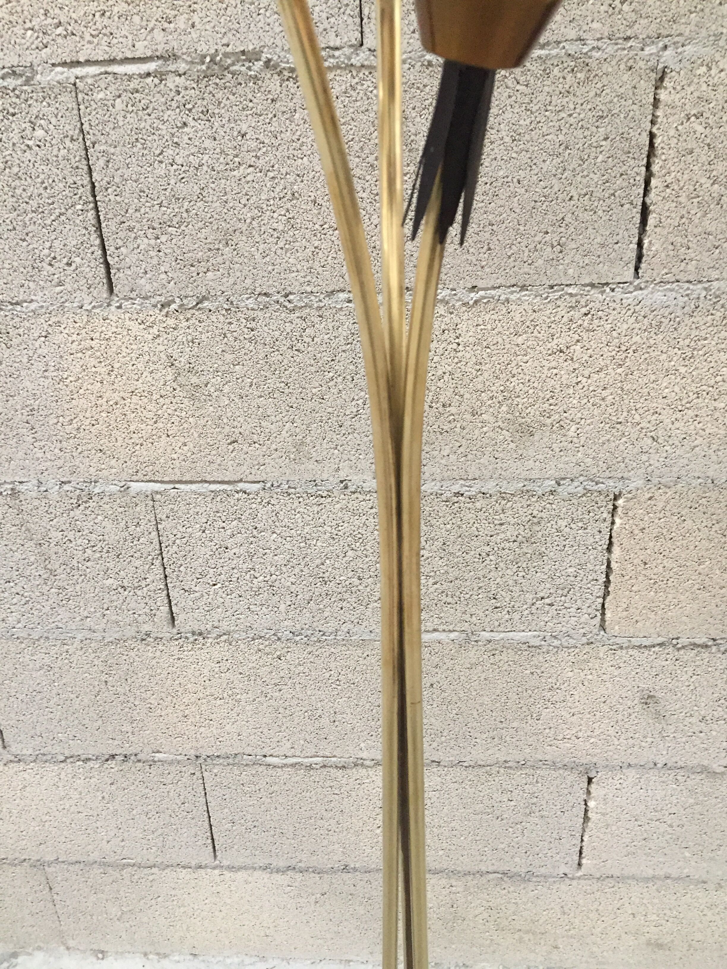 1960s gold lamppost