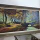 Large painting, oil on canvas signed "Pinoy"