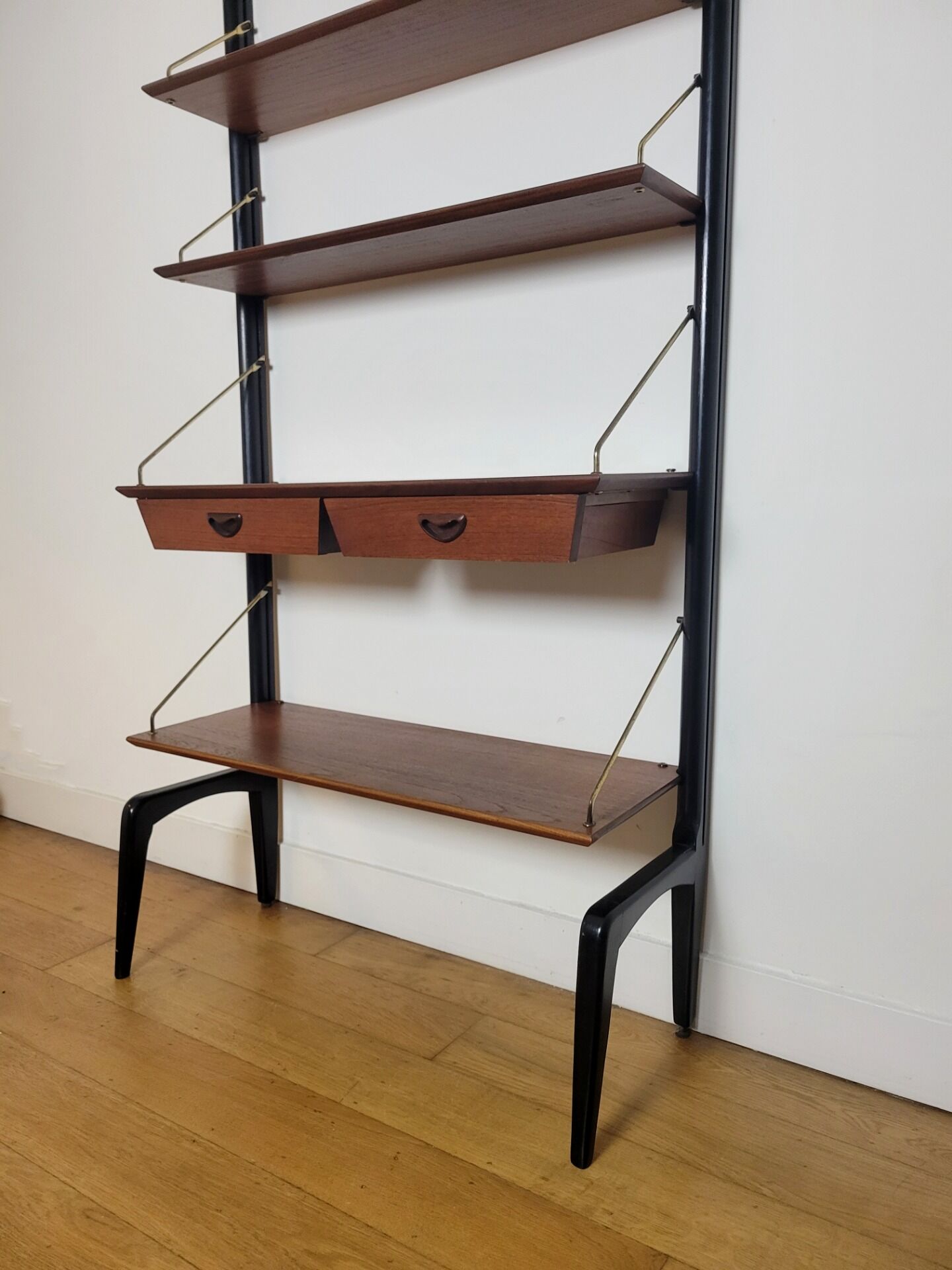 Vintage modular wall unit by Louis van Teeffelen for Wébe