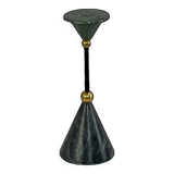 Vintage marble and brass candle holder