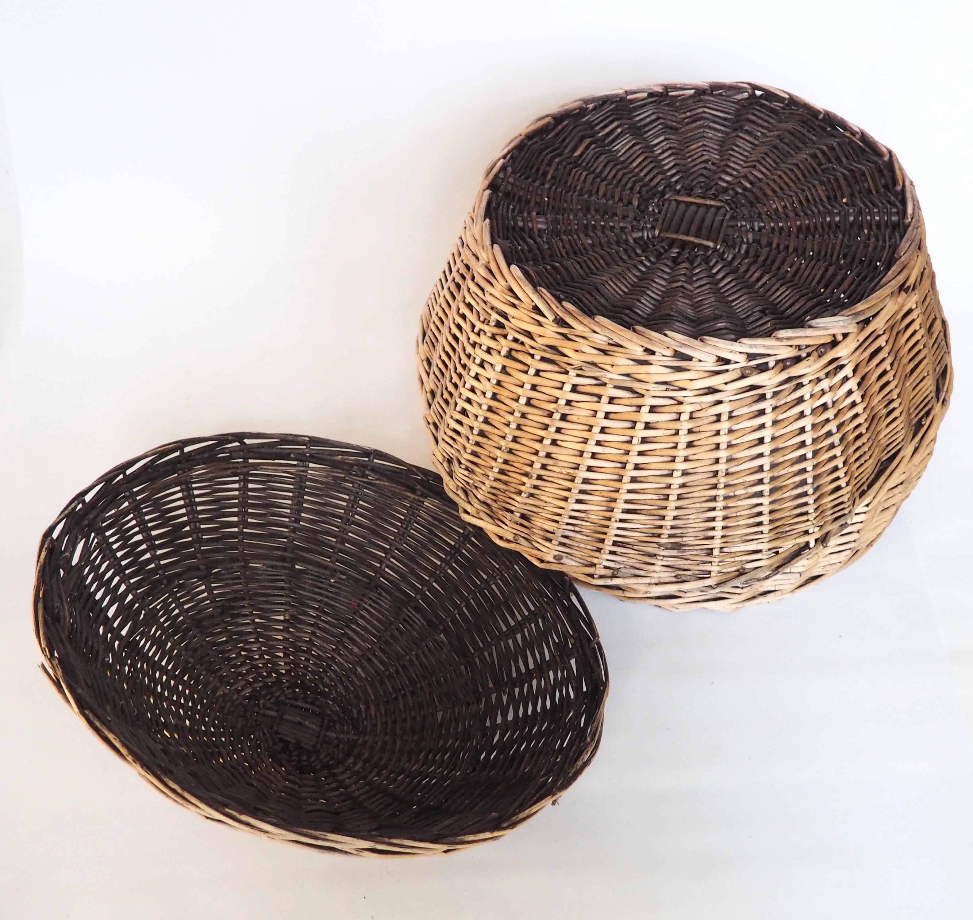 Extra large rattan potato basket