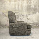 Vintage wool armchair