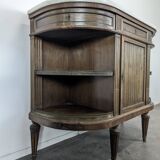 Louis XVI style dessert table in mahogany, late 19th century.