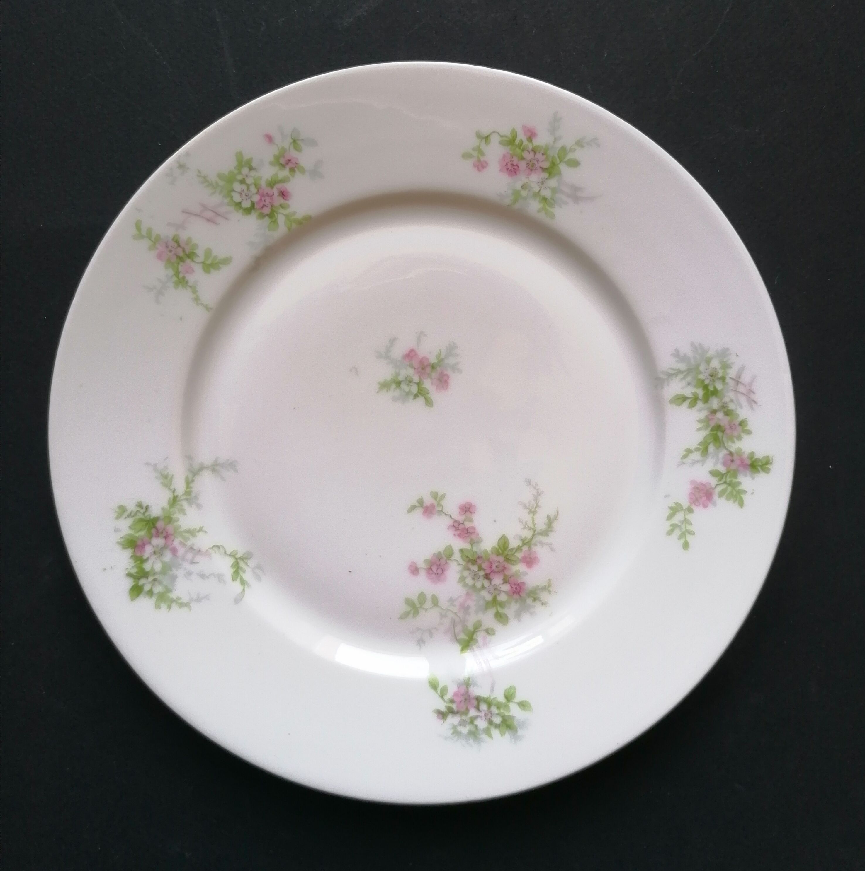 6 porcelain dessert plates Limoges