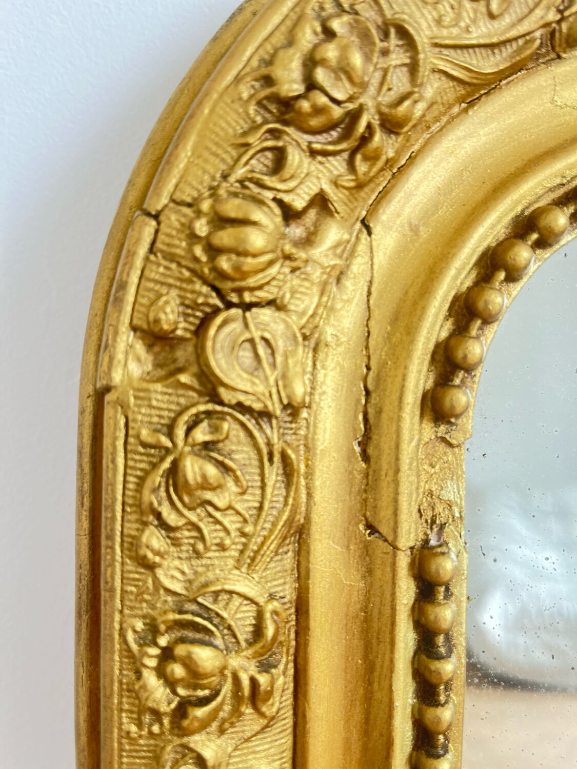 Old mirror Louis philippe 73x65 cm