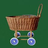 Old wicker doll's pram