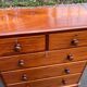 Victorian English commode in solid wood