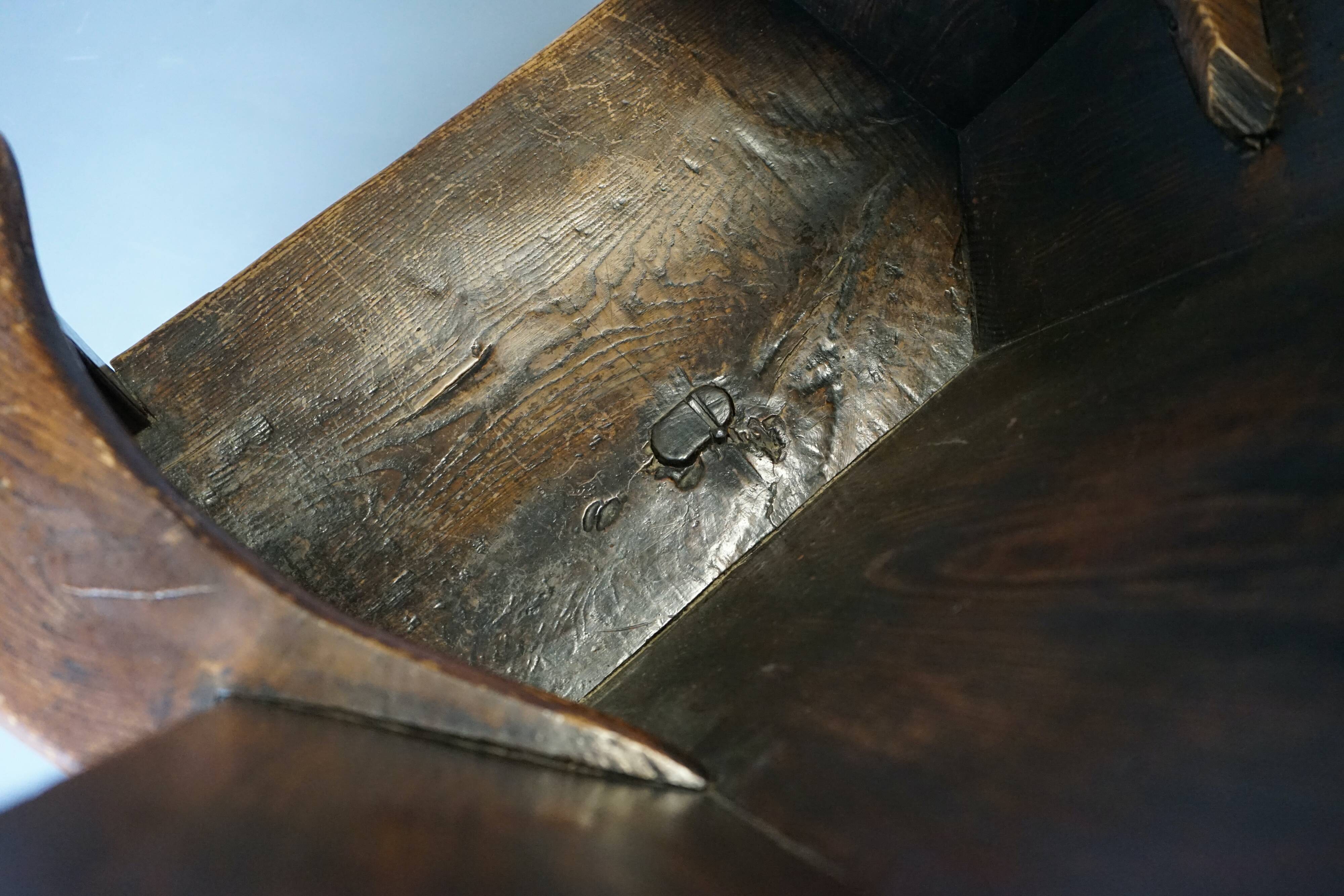 Chaise en pin gallois antique géorgienne pour agneaux, années 1820