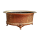 Old brass planter