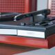 Philips 623 red stereo turntable