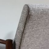 Pair of vintage Scandinavian teak armchairs from the 1960s