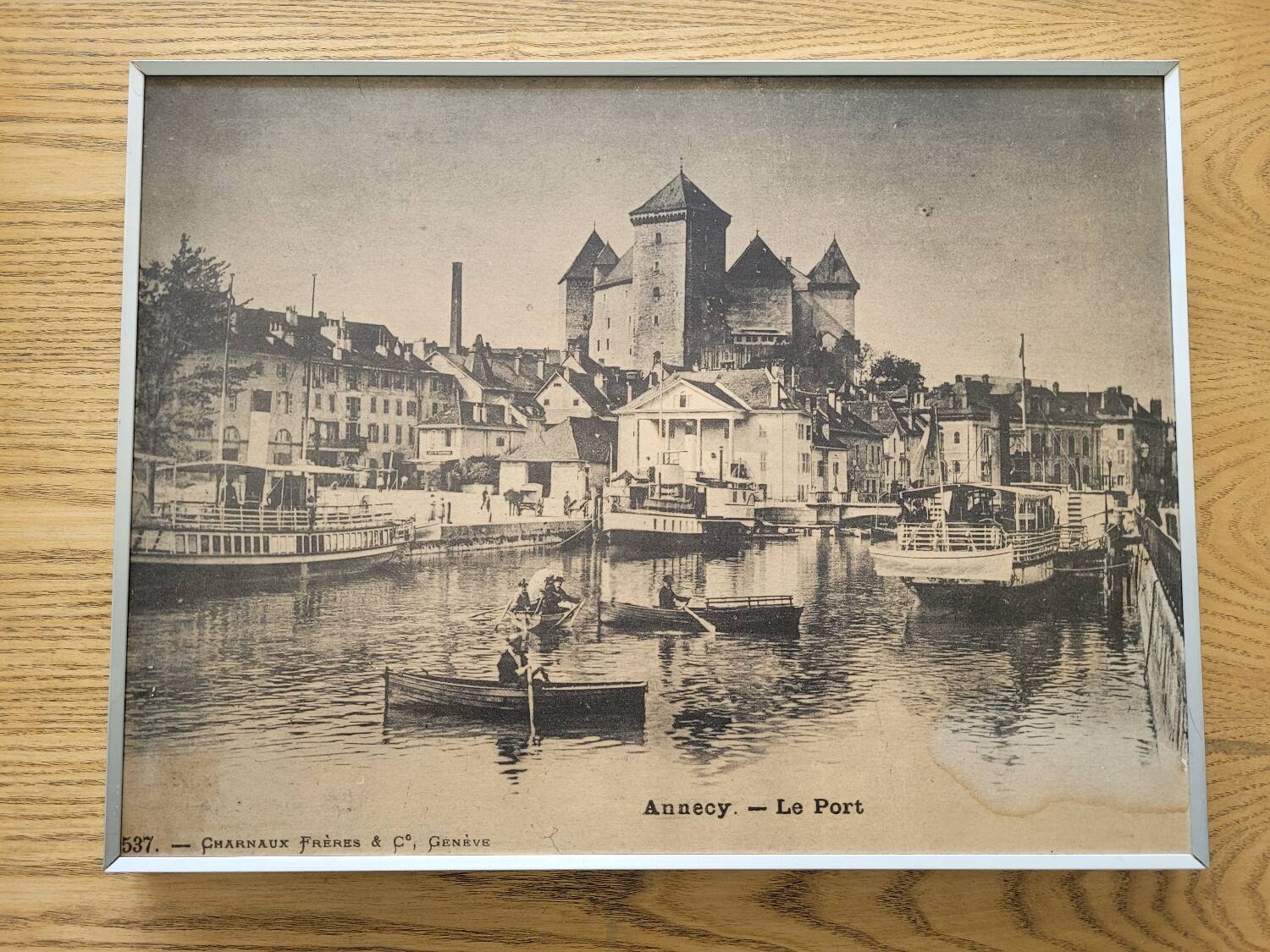 Pair of old photographic reproductions - Annecy