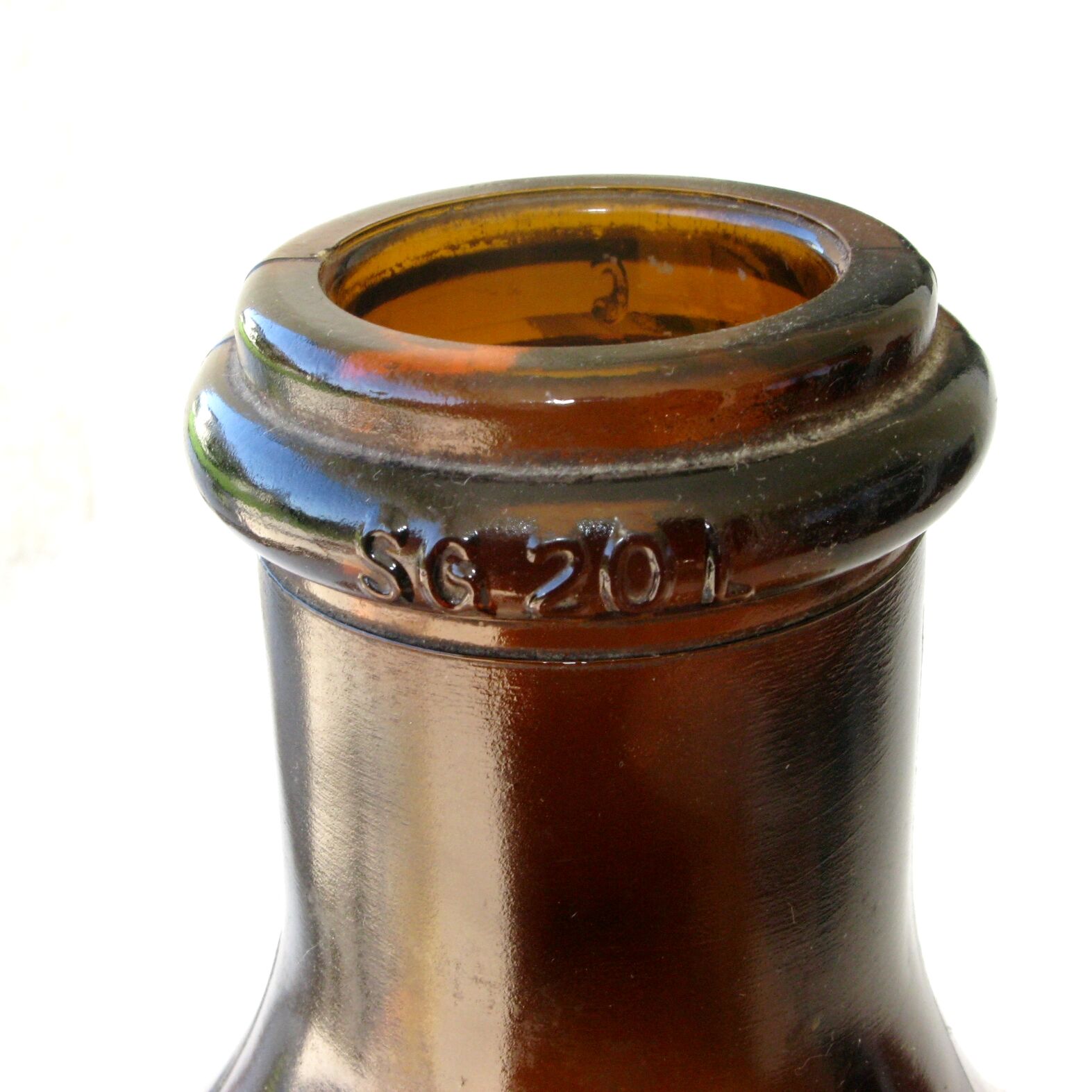 Dame Jeanne 20L amber - Old Bottle very clean glass