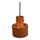 Vintage Hanging Lamp, Artiforte Netherlands, Terracotta, 1950s