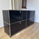USM Haller Chest of Drawers in Graphite Black 1/2