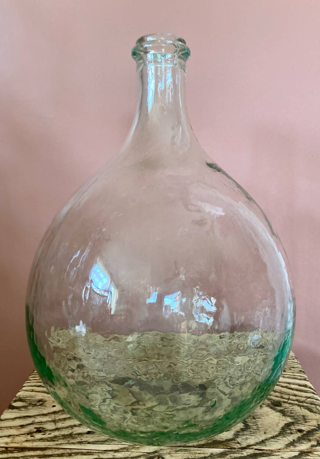 Transparent 5L demijohn