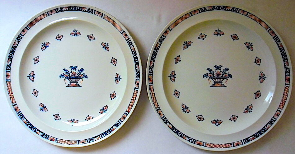 12 earthenware plates in the manufacture of Wedgwood