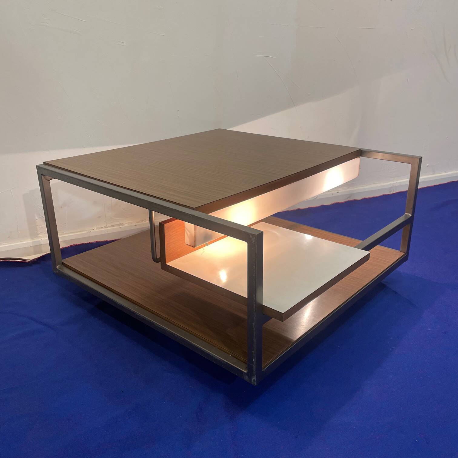 Table basse éclairante, Ed. E.F.A, Georges Frydman