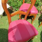 4 Louis Philippe upholstered chairs