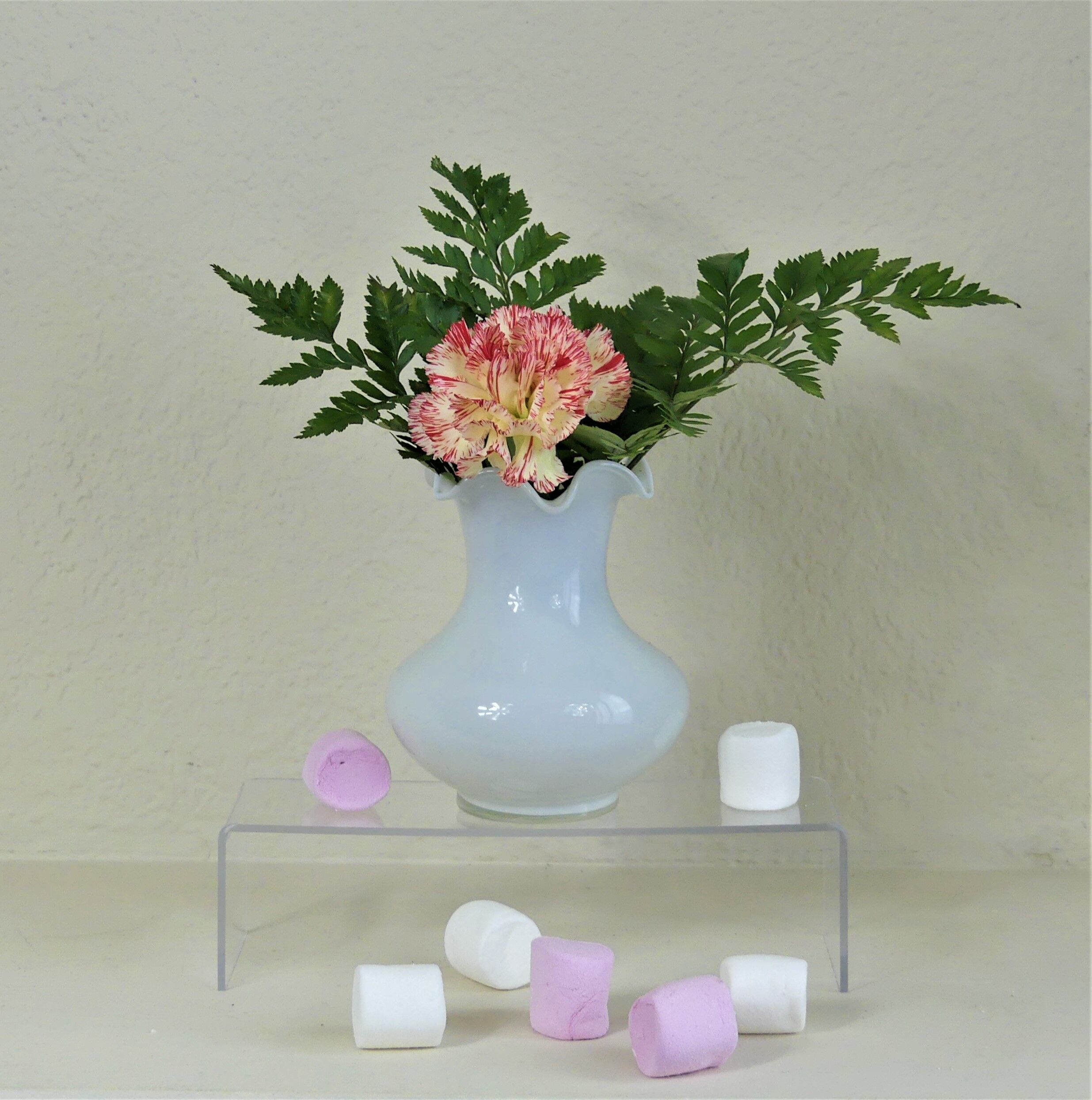 Vintage vase in tinted glass 50s - Deco vintage spirit
