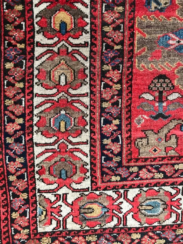 Former carpet Persian Malayer 19th century handmade 134 X 185 CM