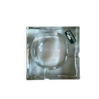 Leonardo glass ashtray