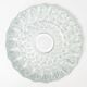 Mid-Century Crystal Glass Ashtray Bowl, Italy, 1970s