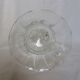 Cup on glass stand 22cm high