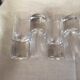 Suite of 9 glass liquor shot glasses