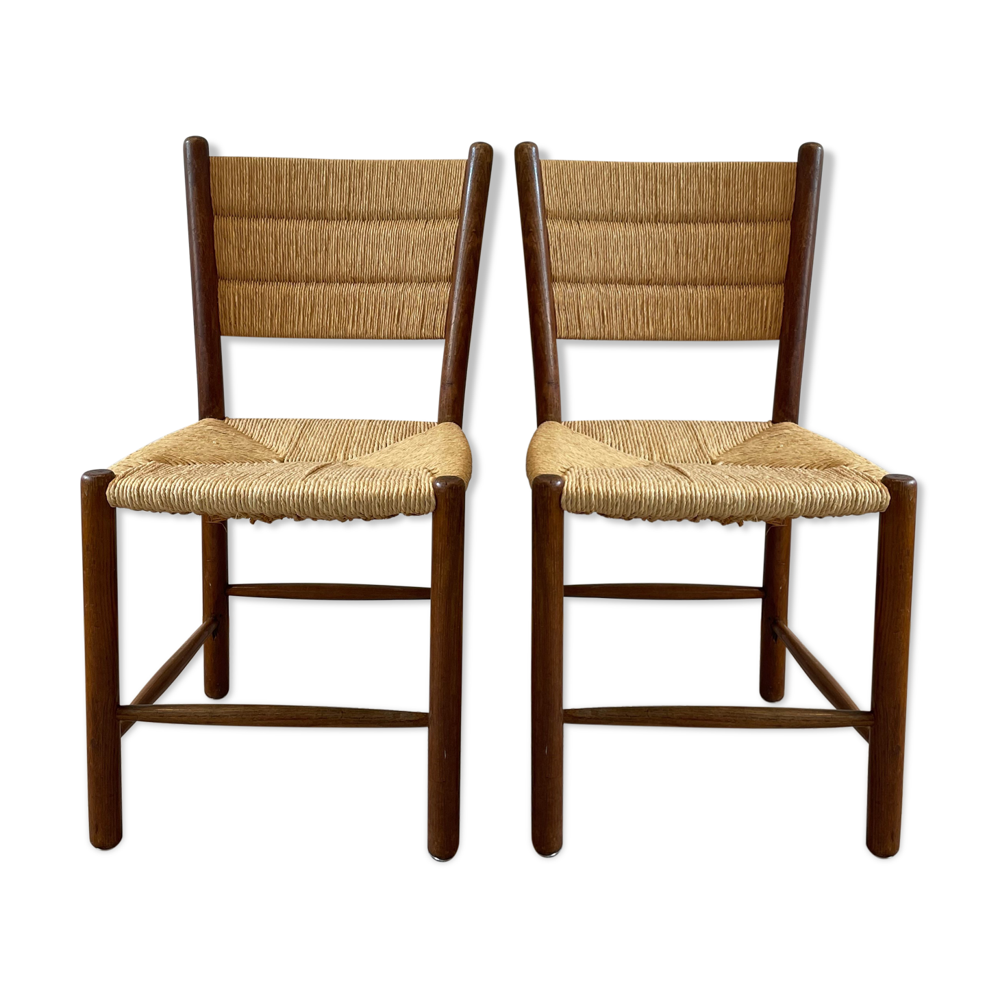 Pair of mulched chairs