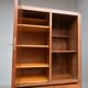 Bahut high art deco 1930 display case door shelf 4 rosewood drawers