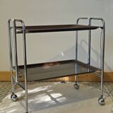 Vintage folding wheeled dessert trolley