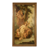 Mythological painting from 19th century, the bath of Venus