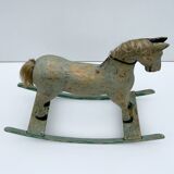 Antique Victorian Swedish Toy Horse /Hand Crafted/ Wooden /Folk Art /Decorative