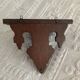 Small dark wood shelf