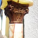 Colonne ancienne en onyx
