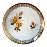 Vintage dish L.E.S Porcelain decorated with roses