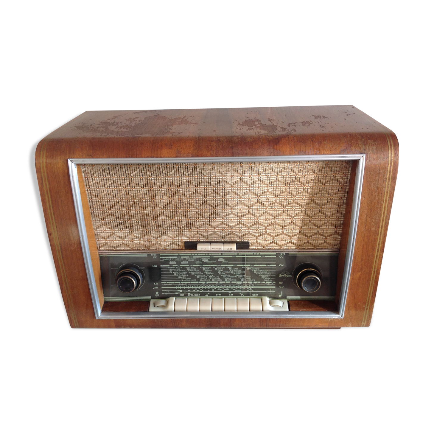 Poste de radio à lampes Sondyna