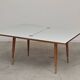 Coffee table, dining table for 6, East Germany.