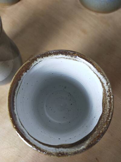 Orangeade service - glazed earthenware