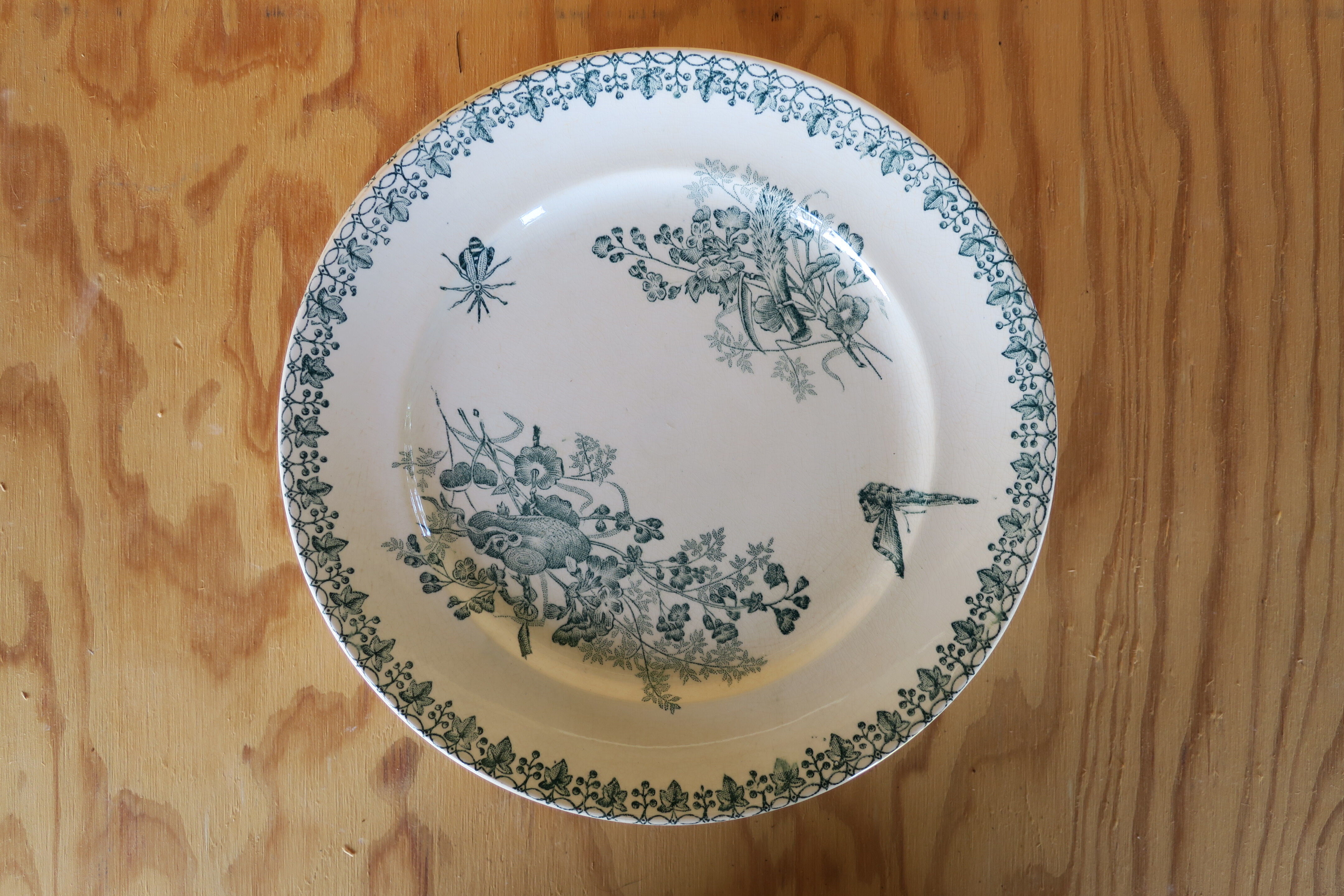 6 flat plates terre de fer