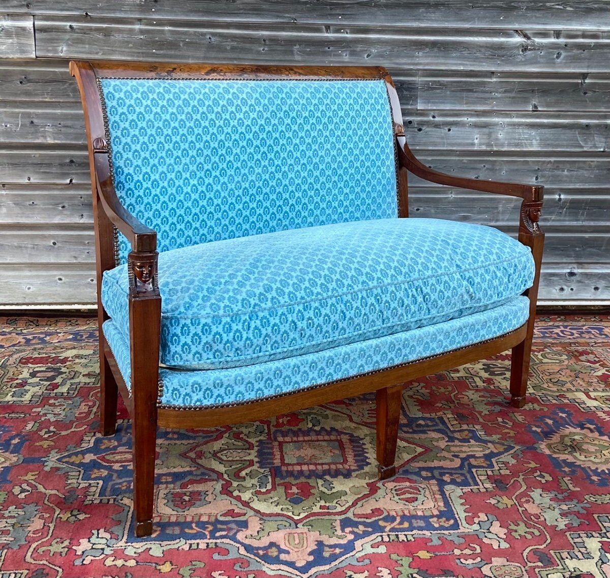 Mahogany bench period consulate return from Egypt