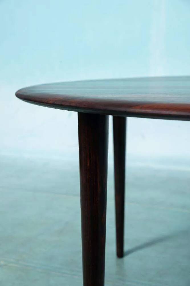 Coffee table France & Son in rosewood, Midcentury coffee table.