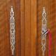 Large antique wardrobe in solid walnut