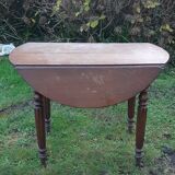 Country table with folding sides