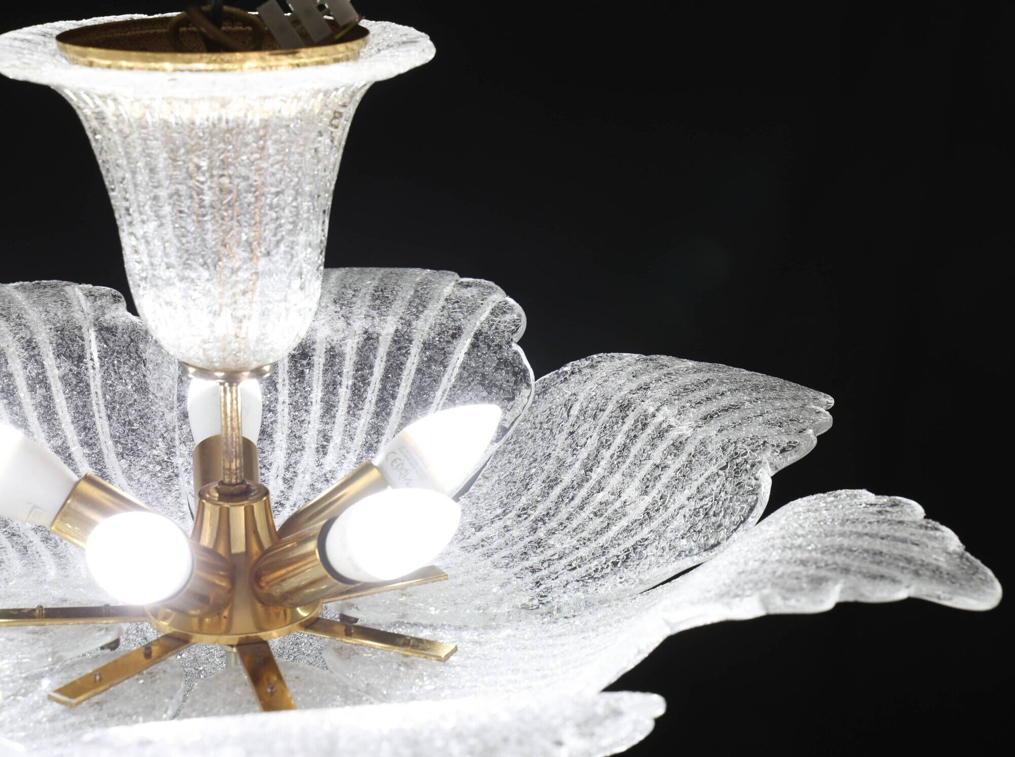 Honolulu, Midcentury Italian Murano Glass Pendant, 1970s